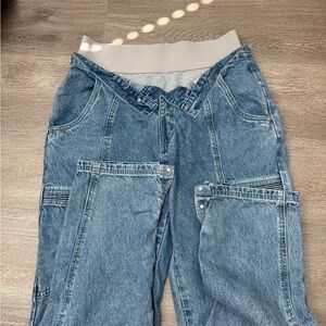 Maniere De Voir Blue Women's Jeans